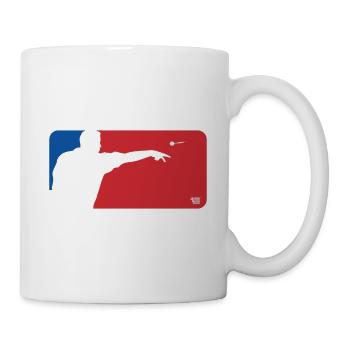 Darts US style! Darts Player, Darts Club, Flight - Mug - white - Right