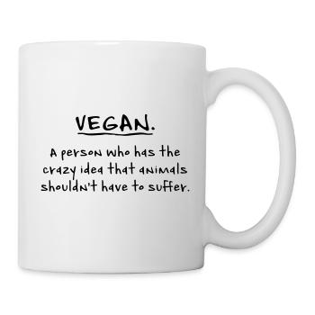 vegan - Mug blanc - blanc - Droite