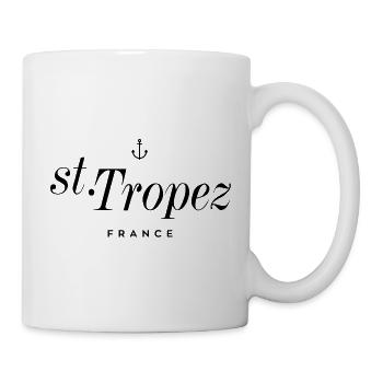Saint-Tropez Frankreich - Tasse - Weiß - Rechts