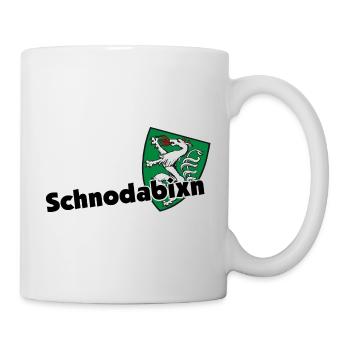 Schnodabixn Dialekt steirisch Geschenk Shirt - Tasse - Weiß - Rechts