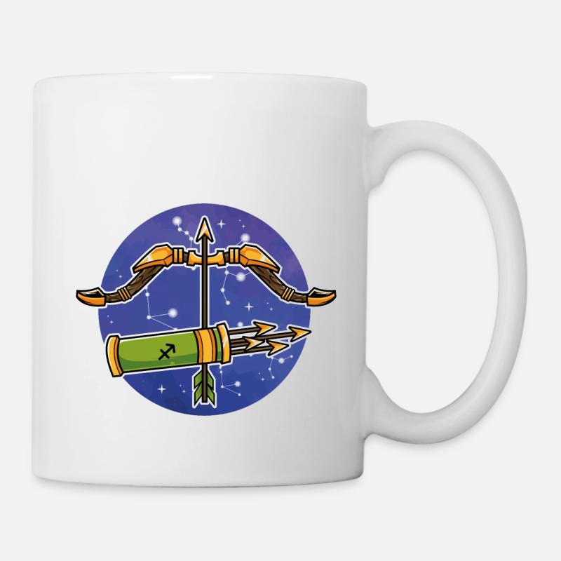 Sternzeichen Schütze - Tasse - Weiß