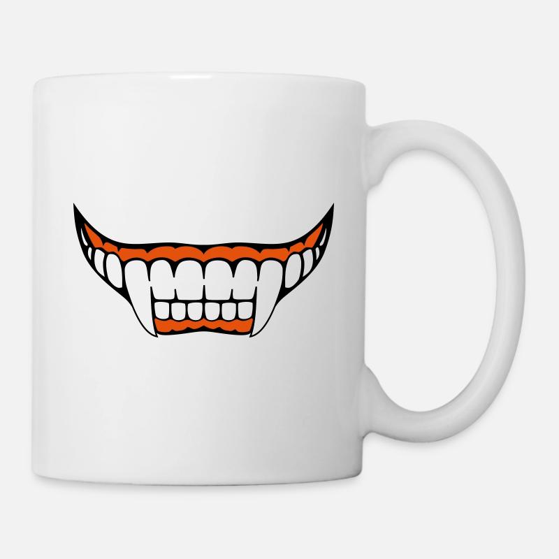 Dents de vampire - Mug blanc - blanc