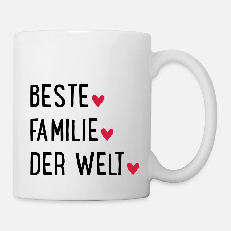 BESTE FAMILIE - Tasse - Weiß