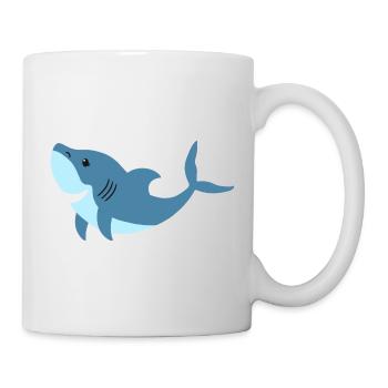 Requin - Mug blanc - blanc - Droite