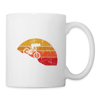 Mountain bike downhill MTB - Mug - white - Right