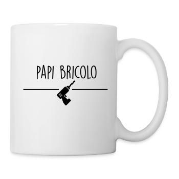 Papi Bricolo - Mug blanc - blanc - Droite