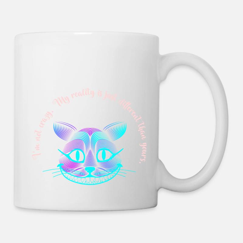 Grinsekatze - Tasse - Weiß