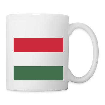 Hungary flag mask - Mug - white - Right
