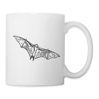 Fruit bat bat - vector style - Mug - white - Right