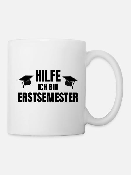 Studieren - Erstsemester - Ersti - Tasse - Weiß