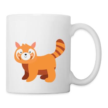 Kleiner Panda - Tasse - Weiß - Rechts