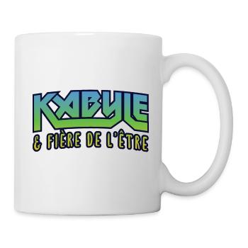 Kabyle et Fière d'être - Mug blanc - blanc - Droite