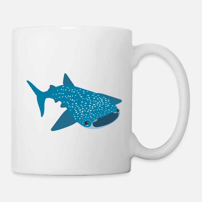 Requin baleine - Mug blanc - blanc