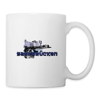 Saarbrücken Skyline - Saarbrooklyn Saarbrigge - Tasse - Weiß - Rechts