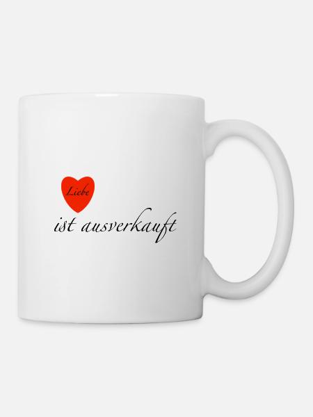 love is sold out - Mug - white