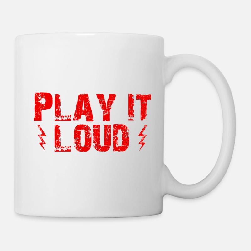 Joue le plus fort - Mug blanc - blanc