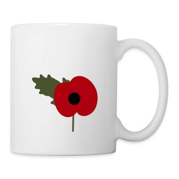 british legion poppy day - Mug - white - Right