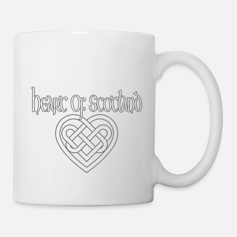Le cœur de l'Écosse - Mug blanc - blanc