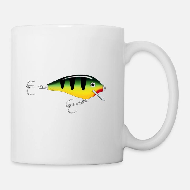 Leurre de Pêche - Mug blanc - blanc