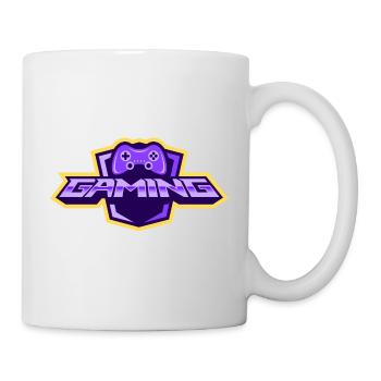 Logo gaming gamer gamepad - Mug - white - Right
