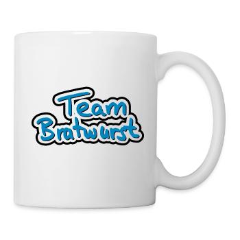 Équipe Bratwurst - Mug blanc - blanc - Droite