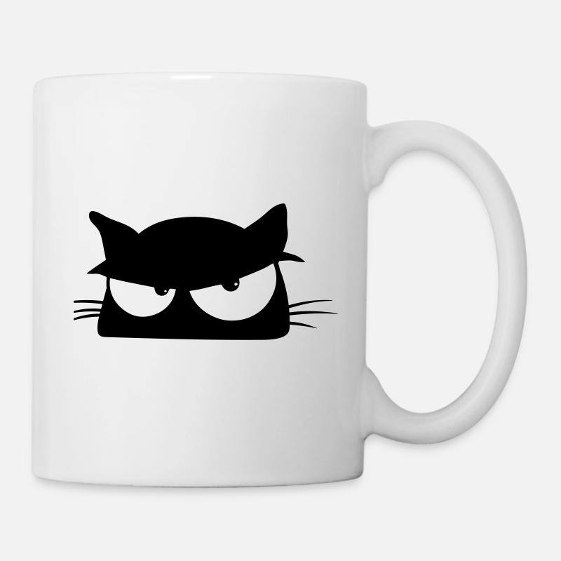 Black Cat 5 Katze - Tasse - Weiß