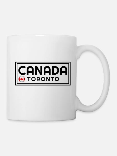 Canada, drapeau canadien, pays du Canada, Canada fla - Mug blanc - blanc