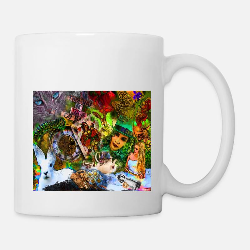 Alice im Wunderland - Tasse - Weiß