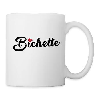 Bichette Femme style - Mug blanc - blanc - Droite