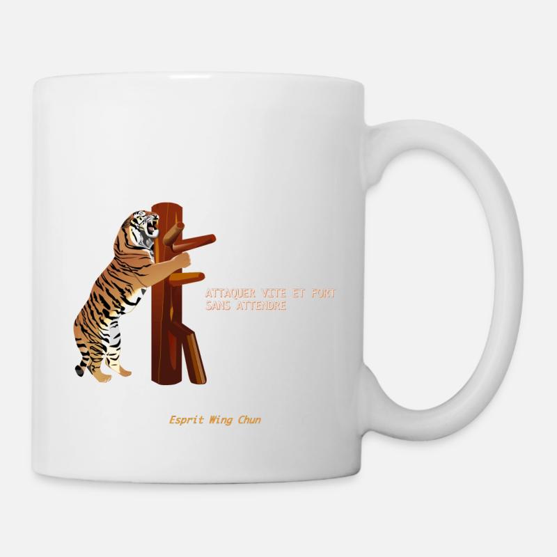 Wing chun tigre - Mug blanc - blanc