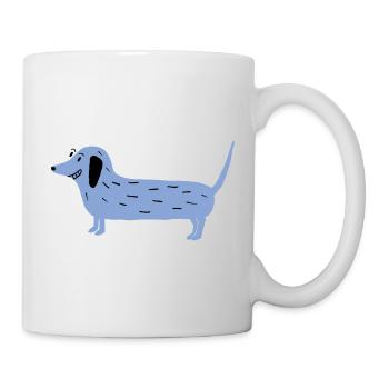 teckel mimifaktur - Mug blanc - blanc - Droite