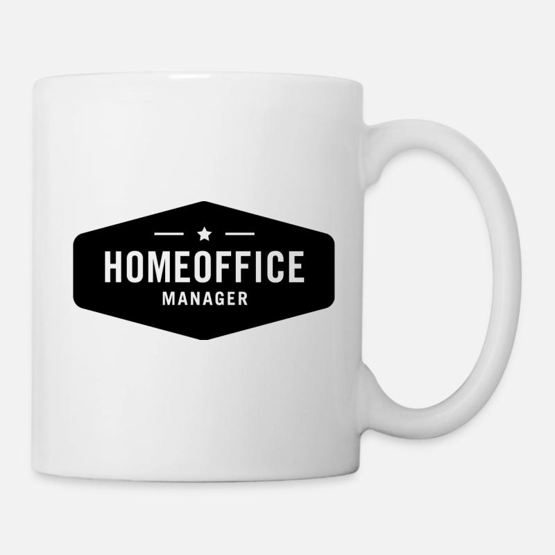 Homeoffice Manager. - Mug blanc - blanc