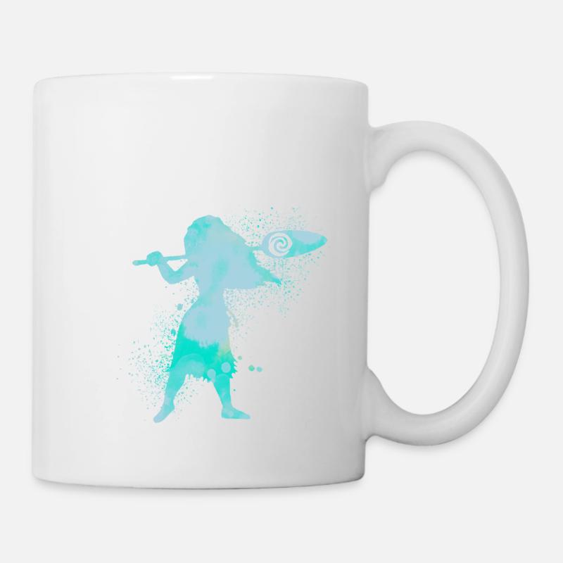 Vaiana à l’aquarelle - Mug blanc - blanc