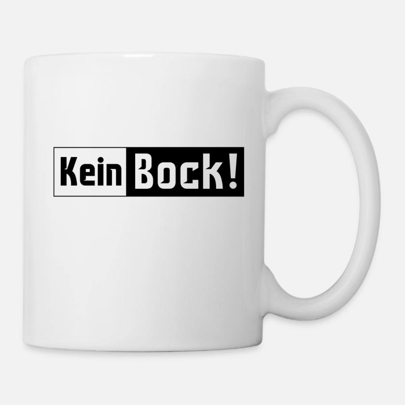 Kein Bock! - Tasse - Weiß