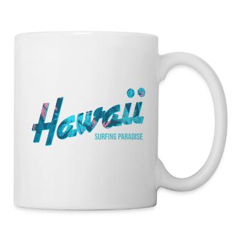 Hawaii Surfing Paradise Tropic - Tasse - Weiß - Rechts