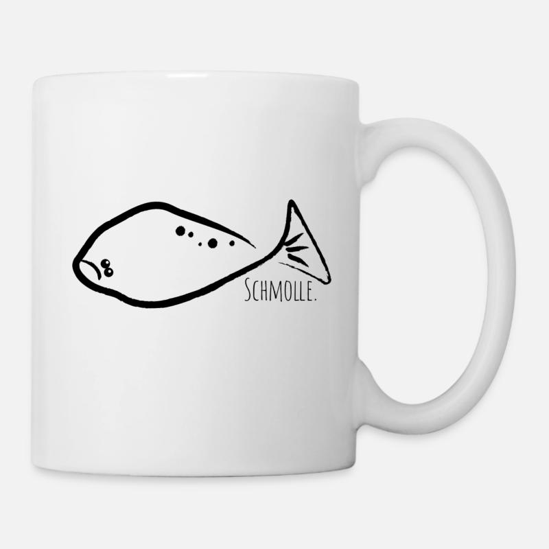Schmolle schwarz - Tasse - Weiß