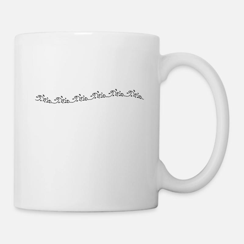 Wellen - Tasse - Weiß