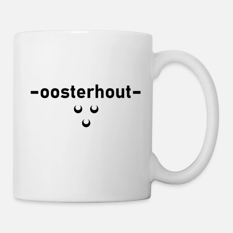 oosterhout impression avec drapeau, oosterhout Brabant - Mug blanc - blanc