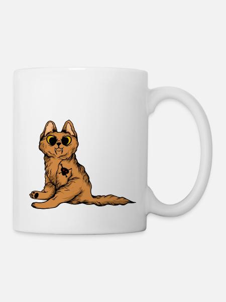 Lustige Katzen 2 - Tasse - Weiß