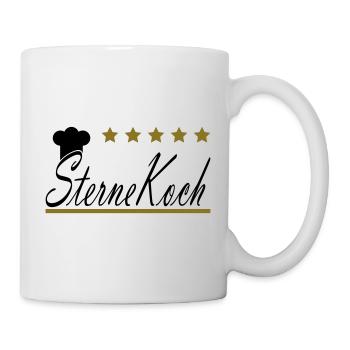 Sternekoch - Tasse - Weiß - Rechts