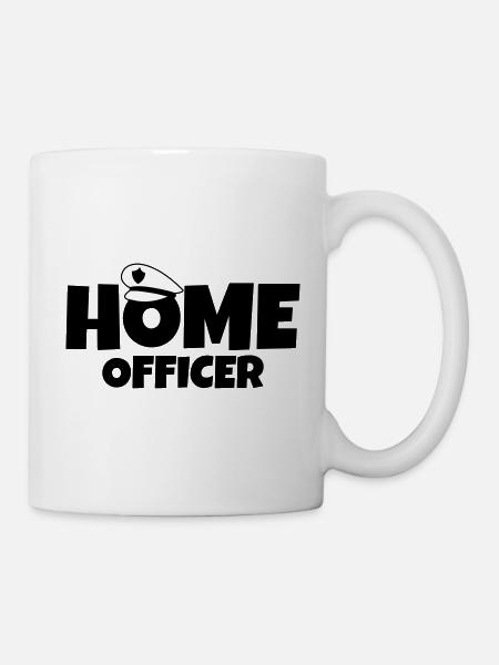 Home Officer - Tasse - Weiß