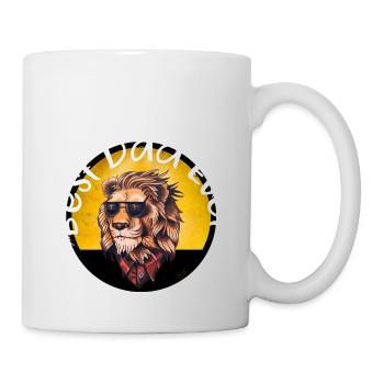 Best lion Dad Ever - Mug blanc - blanc - Droite