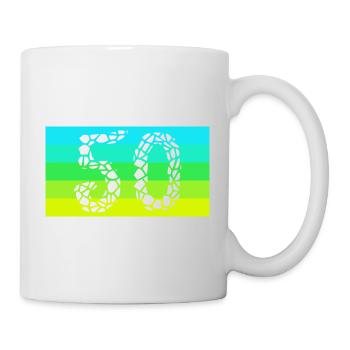 50 - Tasse - Weiß - Rechts