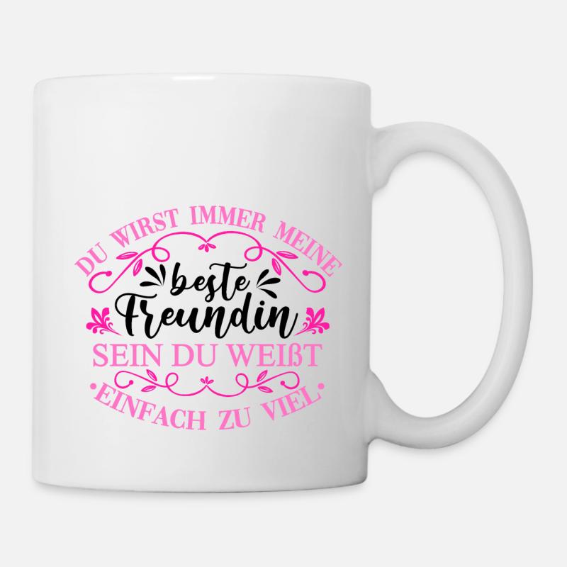 Partnerlook Beste Freundinnen - Tasse - Weiß