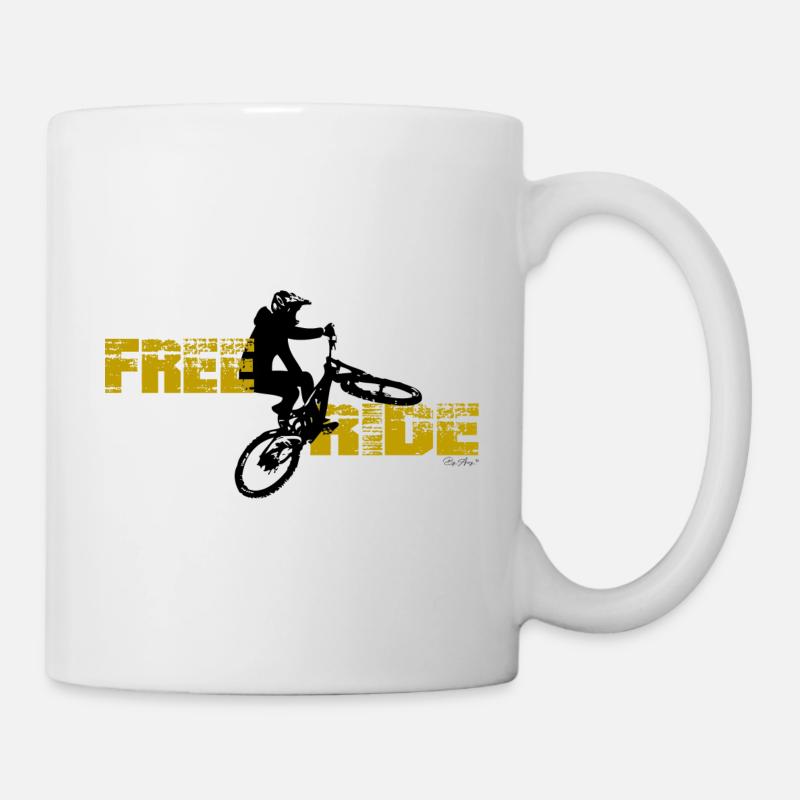 Free Ride MTB - Mug blanc - blanc