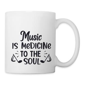 Music is medicine to the - Mug - white - Right