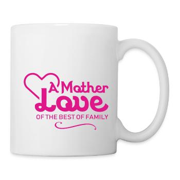 Un amour de mère du meilleur de la famille - Mug blanc - blanc - Droite