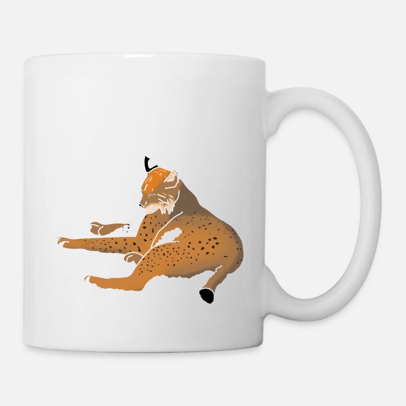 Luchs - Tasse - Weiß
