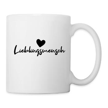 Lieblingsmensch - Tasse - Weiß - Rechts