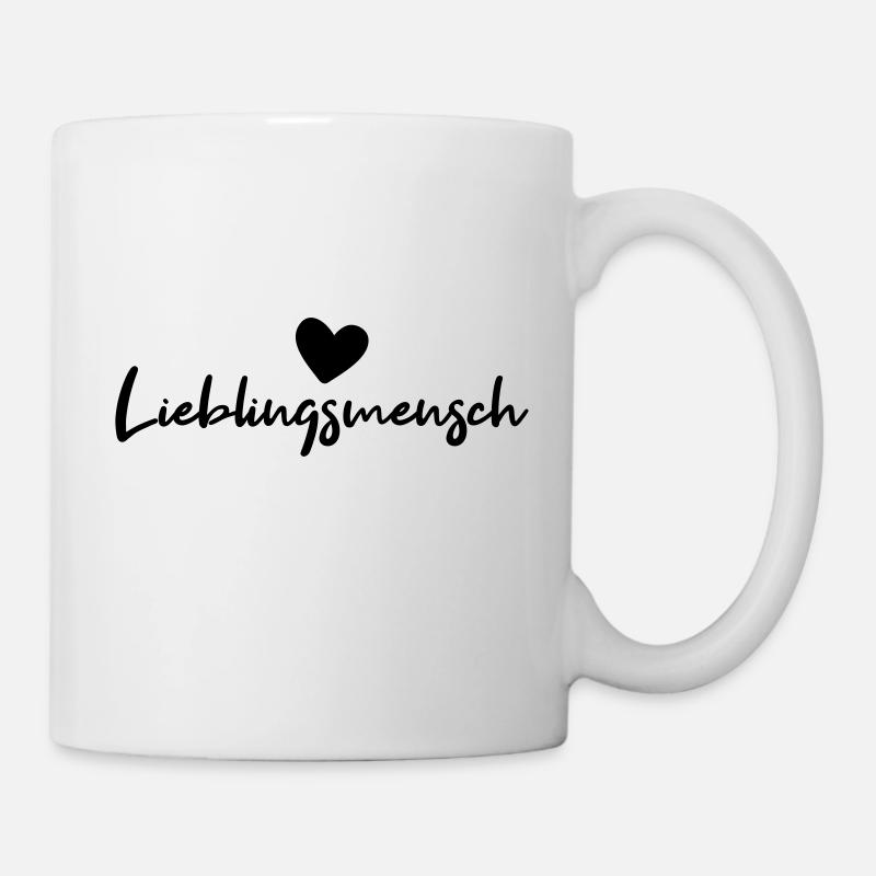 Lieblingsmensch - Tasse - Weiß